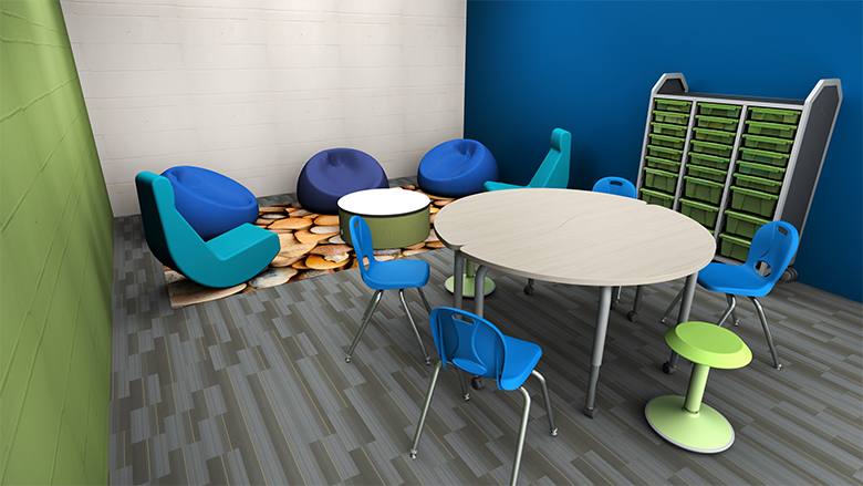 Middle/High School Relaxation Room - Alt View 1